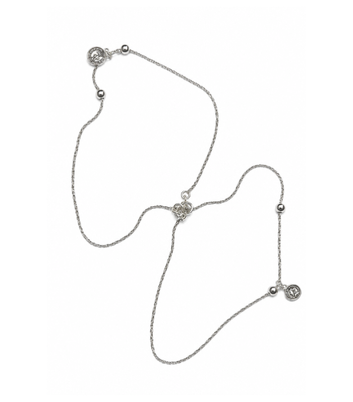 Silver Charm Anklet for Women ( 6.20g )