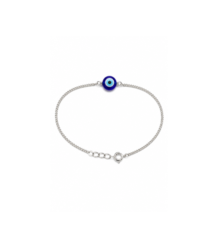 Evil Eye Silver Bracelet (2.57g)