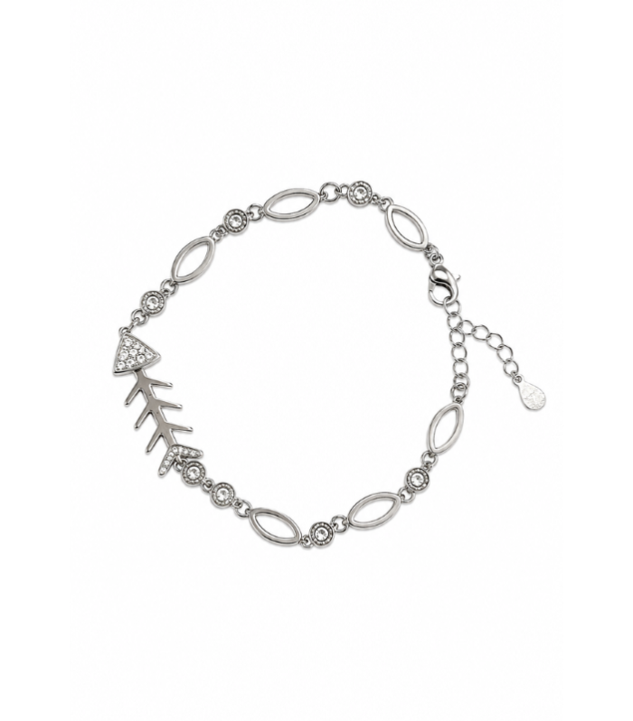 Fish Bone Silver Bracelet (7.34g)